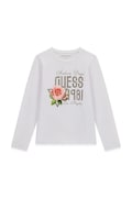 Guess longsleeve dziecięcy bawełniany biały J6BI27 K5829