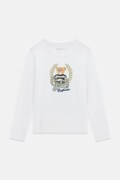 Guess longsleeve dziecięcy bawełniany z elastanem biały J6BI21 K5818