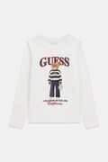 Guess longsleeve dziecięcy bawełniany z elastanem biały J6BI12 K5793