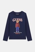 Guess longsleeve dziecięcy bawełniany z elastanem granatowy J6BI12 K5793