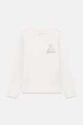 Guess longsleeve dziecięcy bawełniany z elastanem biały J6BI09 K5783