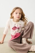 Mayoral longsleeve dziecięcy bawełniany z elastanem biały 4035