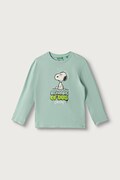 United Colors of Benetton longsleeve dziecięcy bawełniany zielony 3I1XG10NF