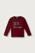 United Colors of Benetton лонгслів жіночий бавовняний бордо 3ATNG10NK