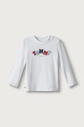 Tommy Hilfiger longsleeve dziecięcy bawełniany z elastanem biały KN0KN02330