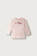Tommy Hilfiger longsleeve dziecięcy bawełniany z elastanem różowy KN0KN02330