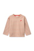 Liewood longsleeve dziecięcy bawełniany Tyler Stripe LS T-shirt różowy LW20354