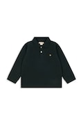 Konges Sløjd μακρυμάνικο παιδικό βαμβακερό FLORIAN LS POLO GOTS μαύρο KS106024