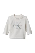 Calvin Klein Jeans μακρυμάνικο παιδικό με βαμβάκι λευκό LV1CKTJA49