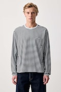 rag & bone longsleeve męski bawełniany niebieski RF0C26FT2TM