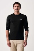 Guess longsleeve męski bawełniany 3-pack czarny U6BG04 K5370
