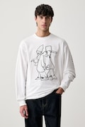 Carhartt WIP Blinkerfluid T-Shirt longsleeve Men's cotton white I037238