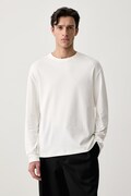 Marc O'Polo longsleeve męski bawełniany biały 5000017100