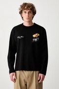 Filling Pieces longsleeve męski bawełniany czarny 422631500360