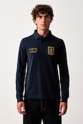 Aeronautica Militare longsleeve męski bawełniany granatowy PO1941UJ00703