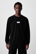 MM6 Maison Margiela longsleeve męski bawełniany czarny SH0NH0028-M20258