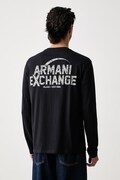 Armani Exchange лонгслів чоловічий бавовняний темно-синій XM003101 AF10361
