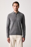 United Colors of Benetton пуловер мъжки от вълна сив 1002U301Y
