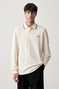 Fred Perry longsleeve męski bawełniany beżowy M3636