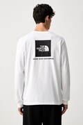 The North Face longsleeve z bawełną EVOLUTION biały NF0A8B68FN41