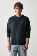 Marc O'Polo longsleeve męski bawełniany granatowy 5000011746