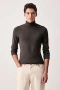 Marc O'Polo longsleeve męski bawełniany brązowy 5000011648