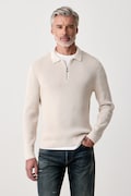 Joop! sweter męski beżowy 30105261