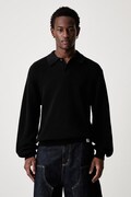 Carhartt WIP L/S Miles sweter bawełniany męski czarny I036858