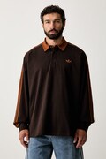 adidas Originals лонгслів чоловічий бавовняний коричневий KE4112