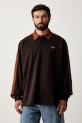 adidas Originals лонгслів чоловічий бавовняний коричневий KE4112