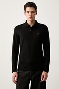 Guess лонгслів чоловічий бавовняний з еластаном чорний M6YP36 K4395