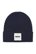 BOSS pletená čepice dětská námořnická modrá J53575