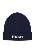 HUGO pletená čepice dětská námořnická modrá G01315