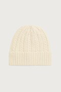 United Colors of Benetton czapka beanie damska z wełną beżowa 6I68VA00M