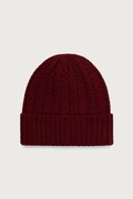 United Colors of Benetton czapka beanie damska z wełną bordowa 6I68VA00M