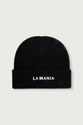 La Mania czapka damska wełniana STOCKHOLM czarna STOCKHOLM