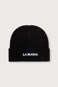 La Mania czapka damska wełniana STOCKHOLM czarna STOCKHOLM