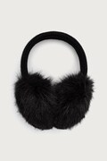 Juicy Couture naušnjaci za žene FAUX FUR crni JCAVA226707