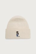 Polo Ralph Lauren cappello invernale in lana da donna beige 455P23854