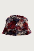 Kangol kapelusz bucket damski FAUX FUR BUCKET bordowy K4370.PM521