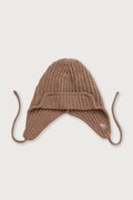 Kangol czapka uszatka damska z dodatkiem wełny TRAPPER MIXED brązowa K3858.WT216