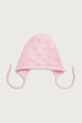 Kangol czapka uszatka damska FAUX FUR KNIT BONNET różowa K3792.BP608