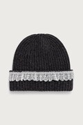 GANNI Beanie czapka beanie wełniana damska szara B3020240