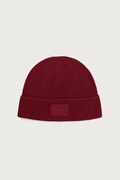 HUGO czapka beanie damska Sential_2.0_Hat bordowa 50571667