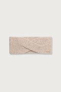 BOSS opaska na głowę damska kaszmirowa Livia_headband beżowa 50570985
