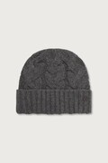 Weekend Max Mara czapka beanie damska kaszmirowa WKAZAMPA szara 2625576015600