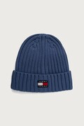 Tommy Jeans kapa za žene od pamuka plava AW0AW18979