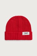 Tommy Jeans kapa ženska bombažna rdeča AW0AW18972