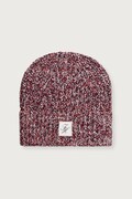 Tommy Hilfiger čepice dámská s bavlnou burgundská AW0AW19106