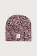 Tommy Hilfiger čepice dámská s bavlnou burgundská AW0AW19106
